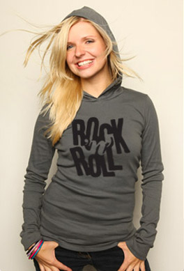 tee shirt rock & roll femme