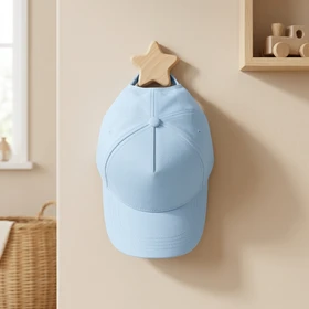 Casquette baseball bio Enfant en Bleu ciel personnalisable