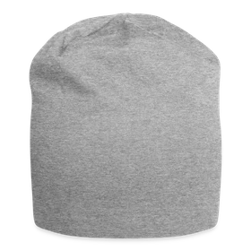 Bonnet en jersey en Noir chiné personnalisable