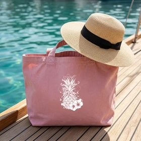 Sac cabas vintage délavé en Bleu délavé personnalisable
