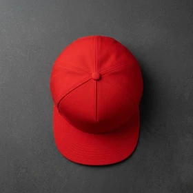 Casquette snapback en Rouge vif personnalisable