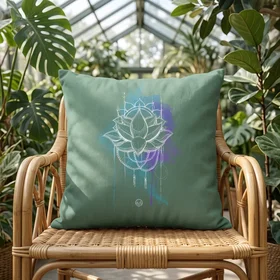 Housse de coussin décorative 45 x 45 cm en Bordeaux personnalisable