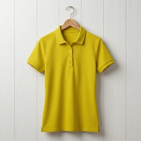 Polo Organic JAKO Femme en Moutarde personnalisable