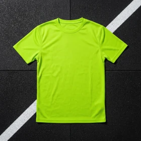 T-shirt respirant Homme en Vert vif personnalisable