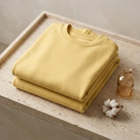 Sweat à capuche bio Nora coupe boxy Stanley/Stella Femme en Jaune personnalisable