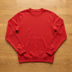 Pull Premium bio Homme en Rouge classique personnalisable