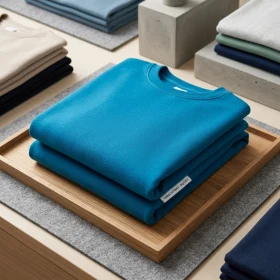 Sweat-shirt Unisexe en Turquoise personnalisable