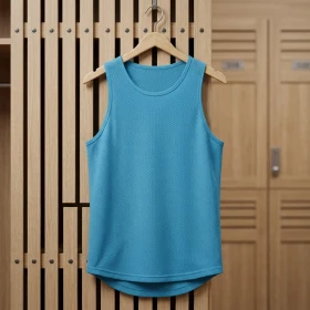 Débardeur respirant Homme en Bleu océan personnalisable