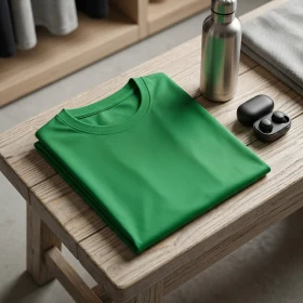 T-shirt sport Homme en Vert vif personnalisable