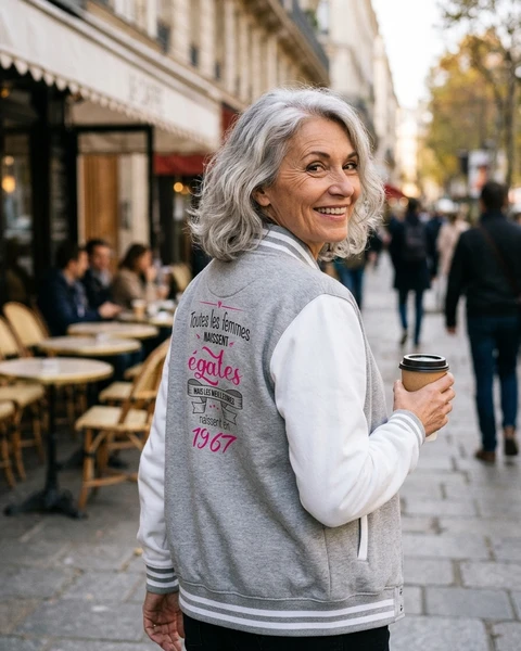 Veste Teddy avec motif Millésime 1967 - Édition Légendaire