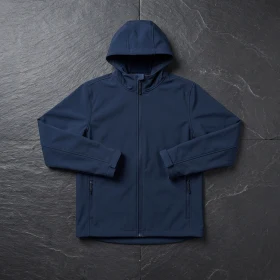 Veste softshell homme en polyester recyclé Stanley/Stella en Bleu marine personnalisable