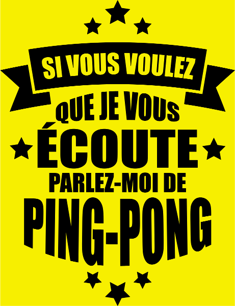 Maquette de Accro au Ping-Pong : Ma Passion, Ma Vie, Mon Humour à personnaliser