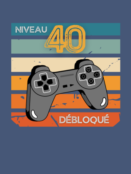 T-shirt personnalisé Gamer jeux video humour geek gaming