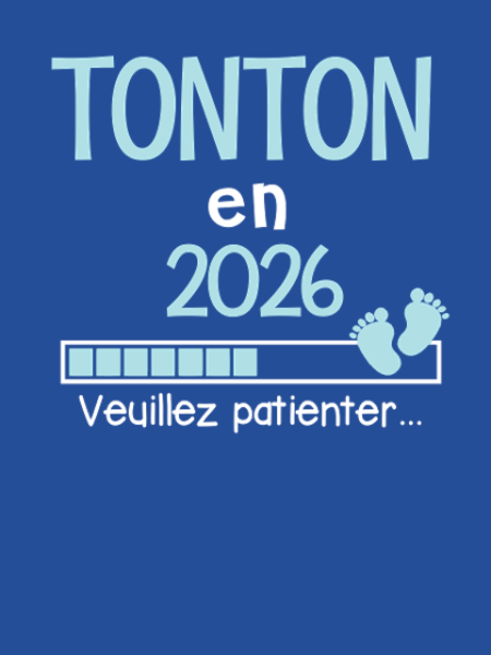 T-shirt personnalisé Futur oncle
