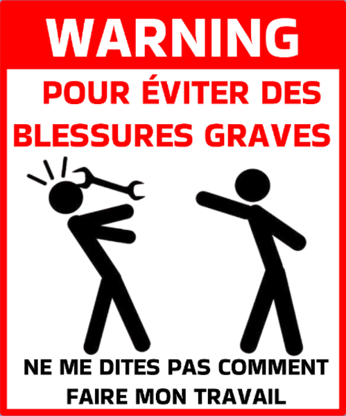 Tablier personnalisé Blague bureau