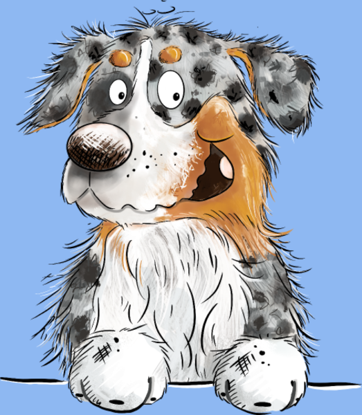 T-shirt personnalisé Blue Merle