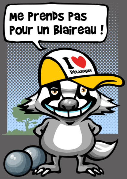T-shirt personnalisé Blaireau animaux
