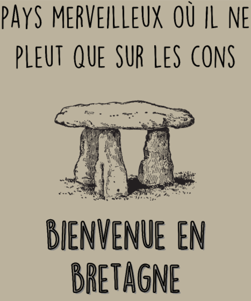 T-shirt personnalisé Bienvenue Bretagne