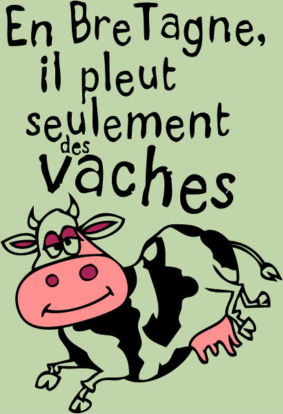 Body Bébé personnalisé Pluie Bretagne