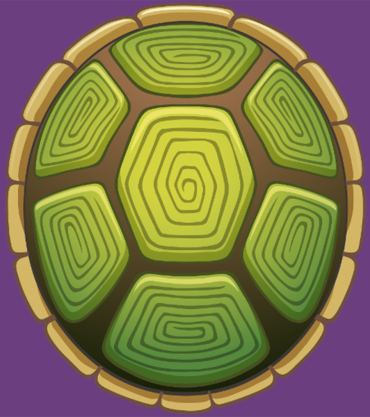 Motif Motif : Carapace de Tortue Stylisée