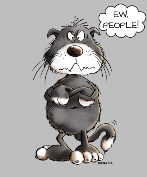 T-shirt personnalisé Sarcasme cartoon