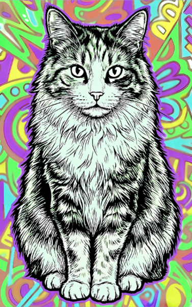 T-shirt personnalisé Art psychédélique