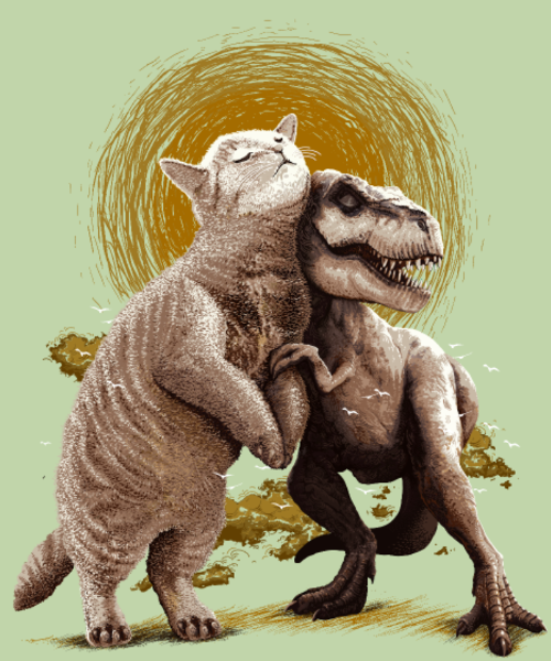 T-shirt personnalisé Dinosaures humour animaux