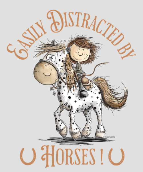 T-shirt personnalisé Poney cavalier
