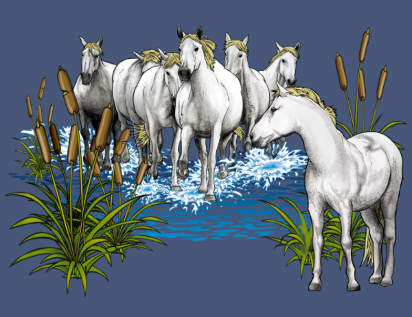 Tablier personnalisé Cheval animaux