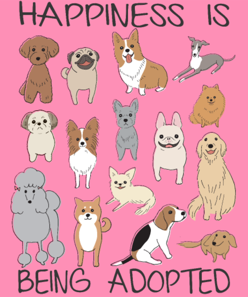 T-shirt personnalisé Race canine
