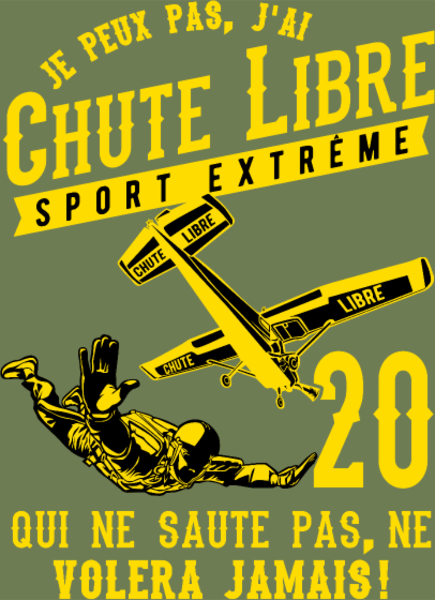 T-shirt personnalisé Sport extrême