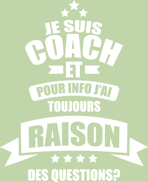 T-shirt personnalisé J'ai raison