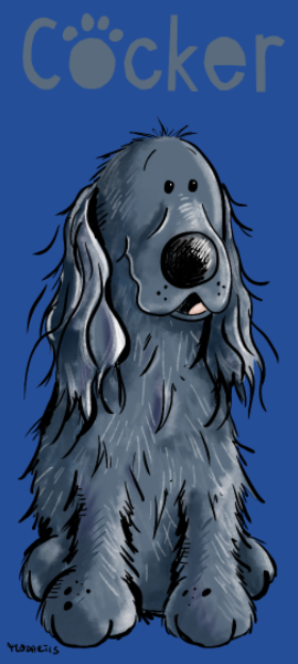 T-shirt personnalisé Cocker spaniel