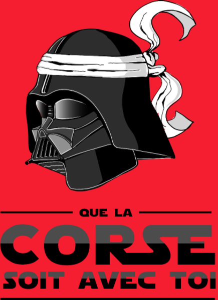 Dark Vador Corse Humour