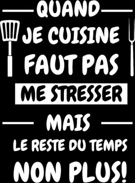 Maquette de De Cuisine Humour : Pas de Stress en Cuisine ! à personnaliser