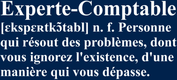 Maquette de Définition de l'Experte-Comptable | T-Shirt Humour Métier Femme à personnaliser
