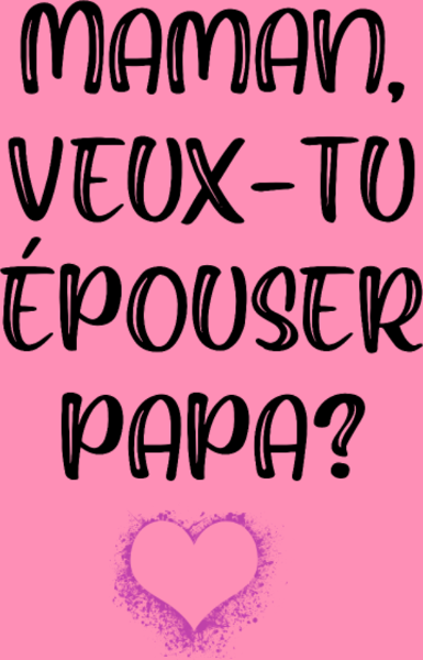 T-shirt personnalisé Demande mariage