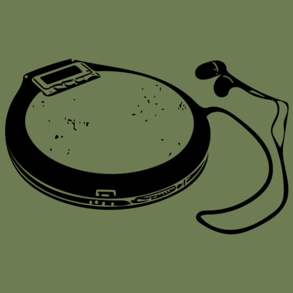 T-shirt personnalisé Discman