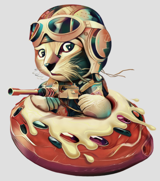Maquette de Donut Fighter à personnaliser