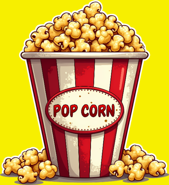 Maquette de Enfant Popcorn - Costume Carnaval Amusant à personnaliser