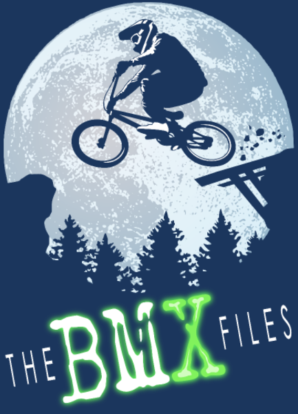 Motif Esprit BMX Rider personnalisé sur vêtement