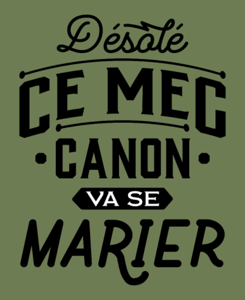 EVG Mec Canon : Le Futur Marié Brille !