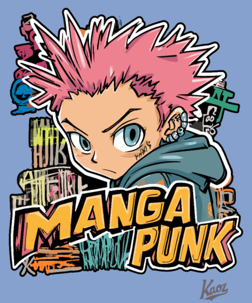 T-shirt personnalisé Manga japonais