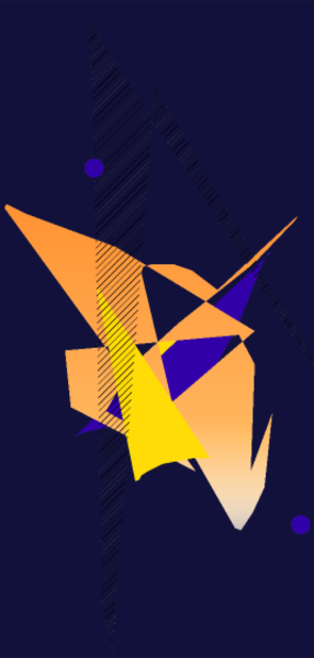 Casquette personnalisée Geometrique art abstrait