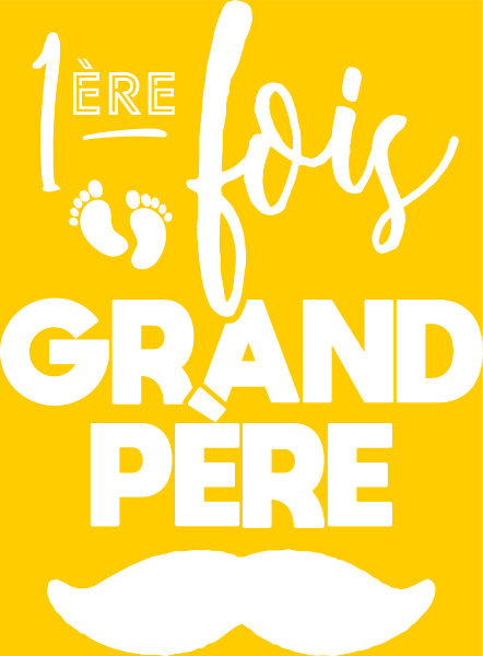 Motif Futur Grand-Père personnalisé sur vêtement