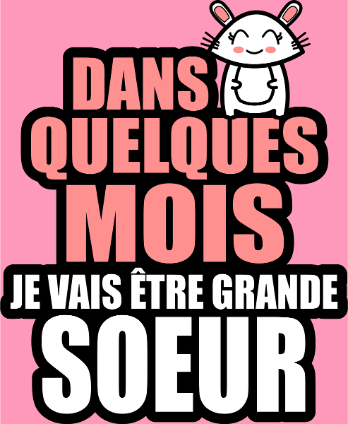 T-shirt personnalisé Sœur aînée