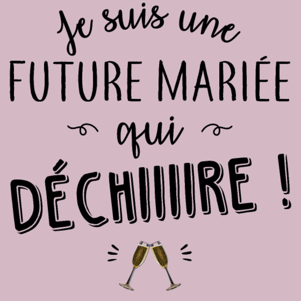 T-shirt personnalisé Fiancée