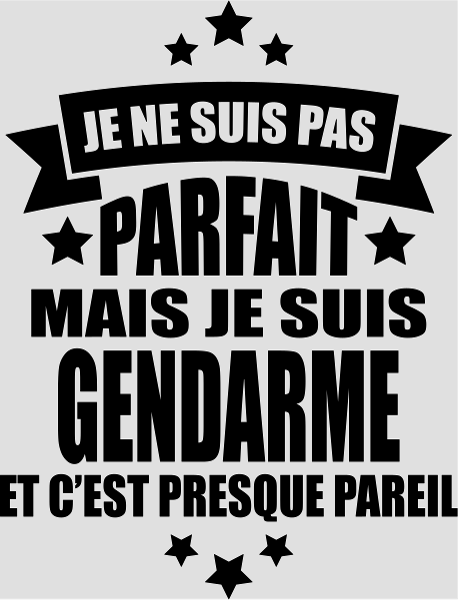 Tablier personnalisé Gendarme