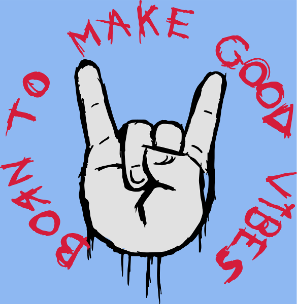 Tablier personnalisé Good Vibes