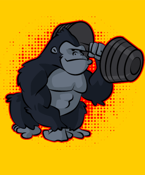 T-shirt personnalisé Musculation force
